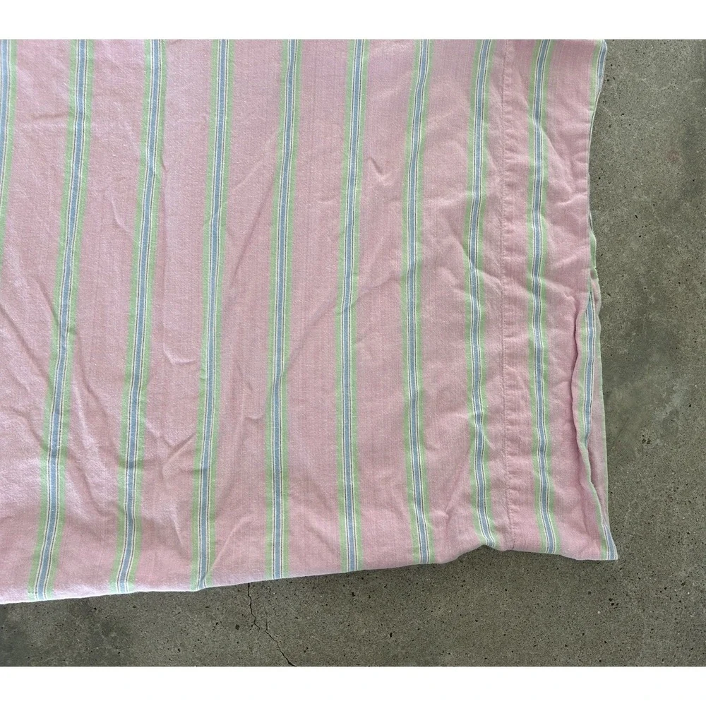 Cynthia Rowley SWELL Pink Green Blue‎ Stripes Standard Pillowcases Preppy
